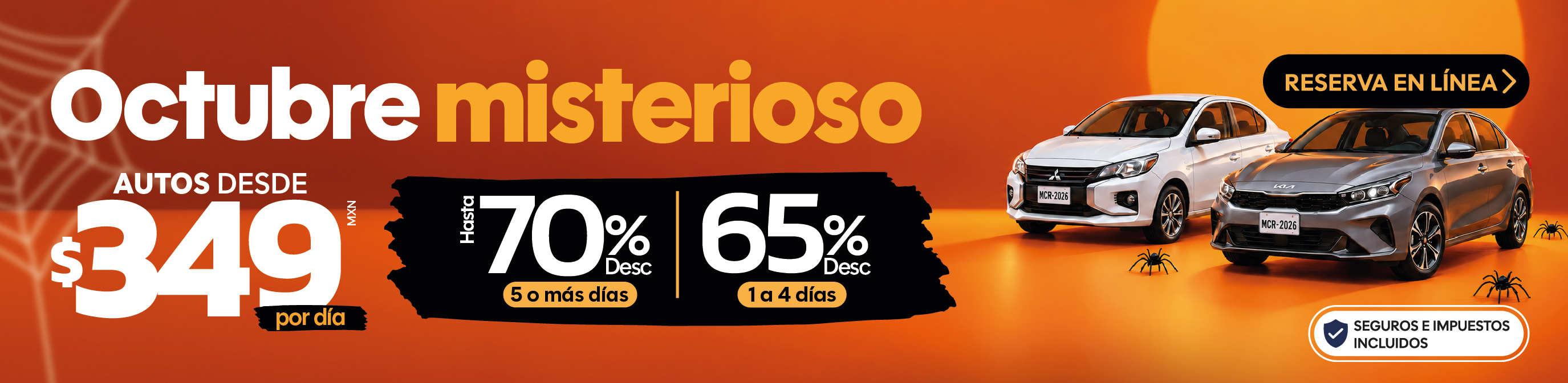 Más días, más descuentos de Mexico Car Rental